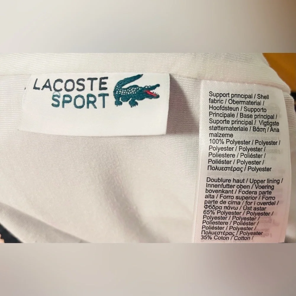 NWT Men’s Lacoste Sport Jogger Pants Black Size 3 (Small) with drawstring - Picture 7 of 12